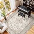 thumbnail image 2 of YOUFORTONG 10x12 Extra Large Living Room Area Rug,Oriental Soft Rug,Non-Slip Thin Stain Resistant Indoor Carpet,Ivory, 2 of 9