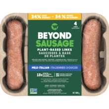 Beyond Meat Sausage Italiennes Douces À Base De Plantes, 400g Beyond Meat Sausage Italiennes Douces À Base De Plantes, 400g