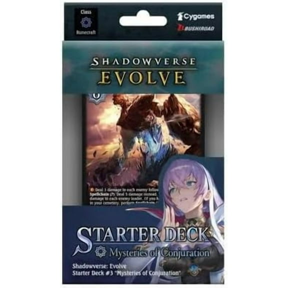 Bushiroad BSRSE08376 Shadowverse Evolve Mysteries of Conjuration Starter Deck Card Game