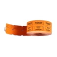 thumbnail image 1 of Carnival Party 1000Pcs 1 Roll Tickets Raffle Tickets Single Roll Party Tickets orange color, 1 of 6