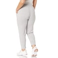 thumbnail image 4 of Danskin Women's Drawstring Waist Jogger Pant, Light Heathered Grey-03109, X-Large, 4 of 4