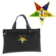 thumbnail image 2 of Black OES Tote Bag for Order of the Eastern Star - Colorful Classic Cut Out Logo, 2 of 2