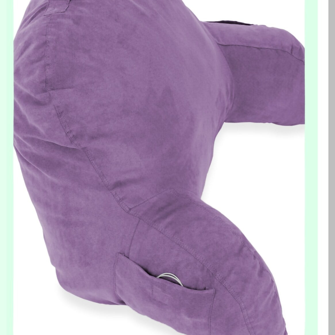 Purple backrest pillow online