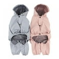 thumbnail image 6 of Reflective Dog Raincoat Waterproof Dog Clothes Rain Jacket Jumpsuit Small Medium Dog Hoodies Raincoat, 6 of 8