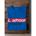thumbnail image 3 of L' Amour Toujours Banner T-Shirt Men -Image by Shutterstock, Male x-Large, 3 of 4