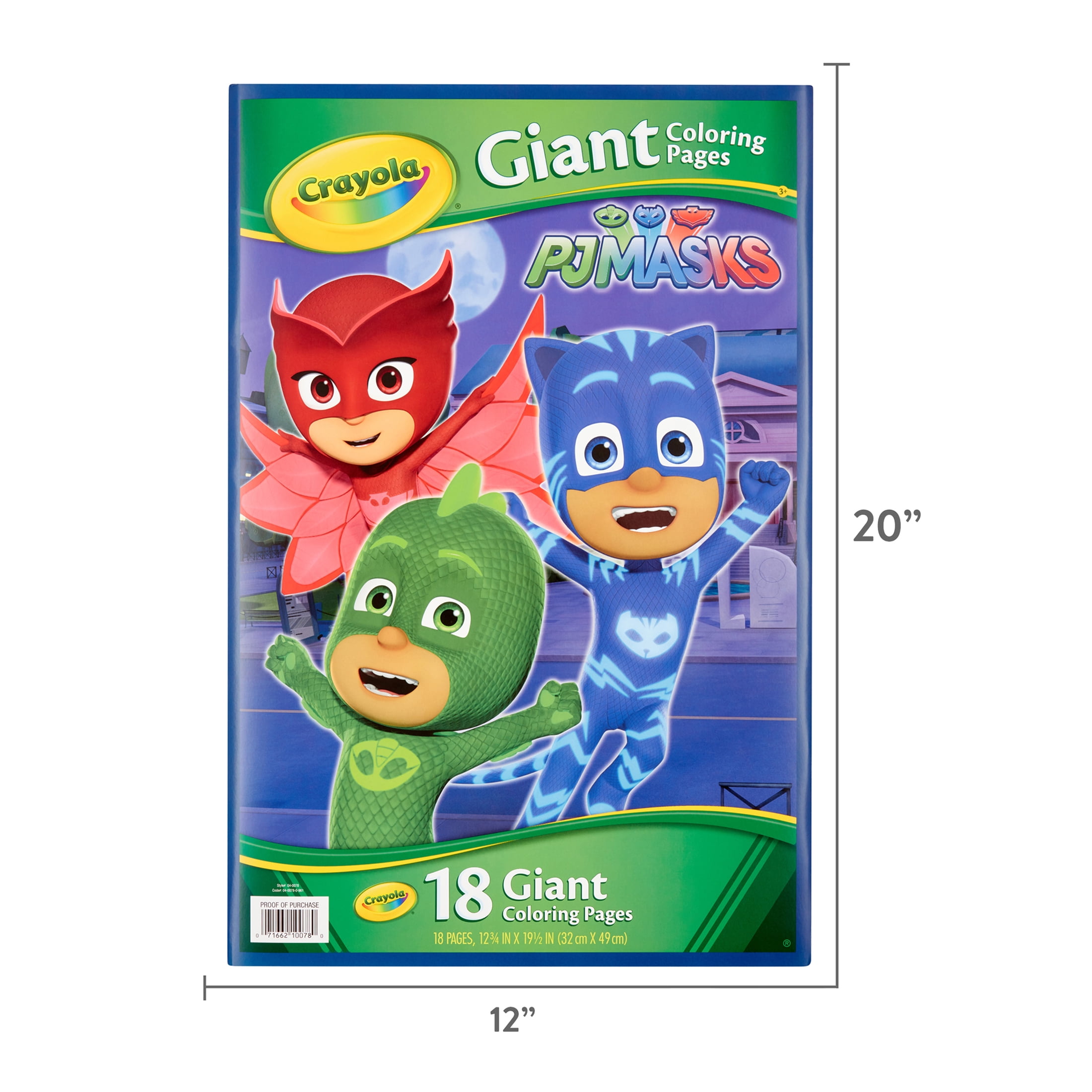 NEW Crayola PJ Masks Giant Coloring Pages – Me 'n Mommy To Be