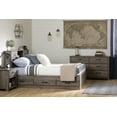 thumbnail image 3 of South Shore Ulysses Full Bookcase Headboard with Storage and Sliding Doors, in Fall Oak, 3 of 12
