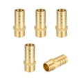 thumbnail image 5 of Brass Barb Hose Fitting Connector Adapter 12mm Barbed x1/4"G Male Pipe 5Pcs, 5 of 5
