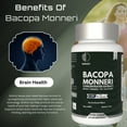 thumbnail image 5 of Heroot Organic Bacopa Monnieri 400mg Capsules for Brain Memory Focus, Memory Booster, Antioxidant Anxiety and Stress Relief Pack of 60 Capsules, 5 of 8