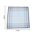 thumbnail image 2 of 100% Cotton Mens Handkerchiefs Mens Soft Checkered Pattern Multi-Colour 15 X 15 Inch, 2 of 11