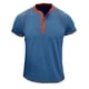 thumbnail image 2 of pstuiky camisetas de hombre, Camiseta de manga corta con cuello redondo y botones para hombre camisetas de hombre l, 2 of 4