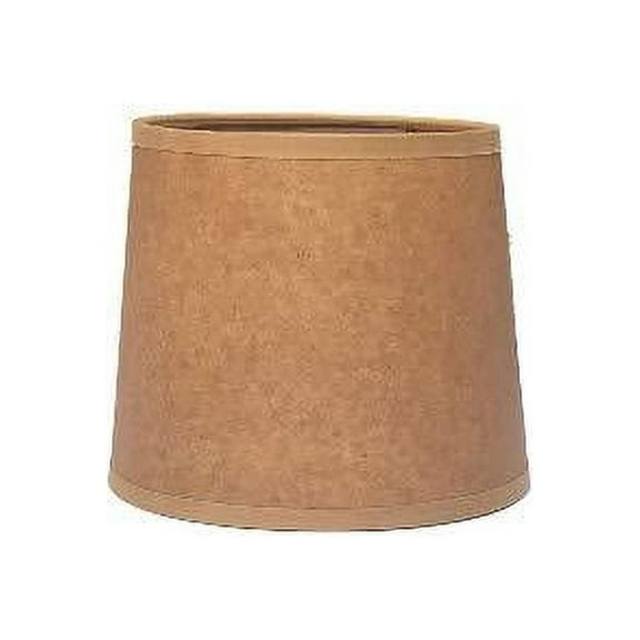 Oiled Parchment 6 Inch Tapered Drum Clip On Chandelier Shade 5x6x5