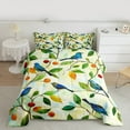thumbnail image 2 of jejeloiu Cartoon Bird Full Size Comforter Sets,Modern Aesthetic Art Bedding Comforter Set,Colorful Berry Bedding Sets For Child,Ultra Soft Home Decor Reversible,3 Pieces, 2 of 8
