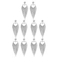 thumbnail image 3 of Pendientes de aleación Sonducket 2X colgante Plata, 3 of 6