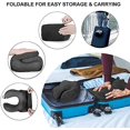 thumbnail image 5 of Almohada de viaje, almohada de viaje de espuma viscoelástica, cojín de viaje con capucha, cómodo cojín de viaje con capucha para avión, coche, tren u oficina, 5 of 5