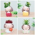 thumbnail image 6 of Succulent Planter Pot,Girl Modern Minimalist Resin for Office,Desk,Window House Balcony Landscape Creative Decorative Flower Pot, 6 of 6