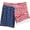American Flag, variant on 2 in 1 Mens Swim Trunks 7 Inch Swim Shorts Swim Suits Board Shorts