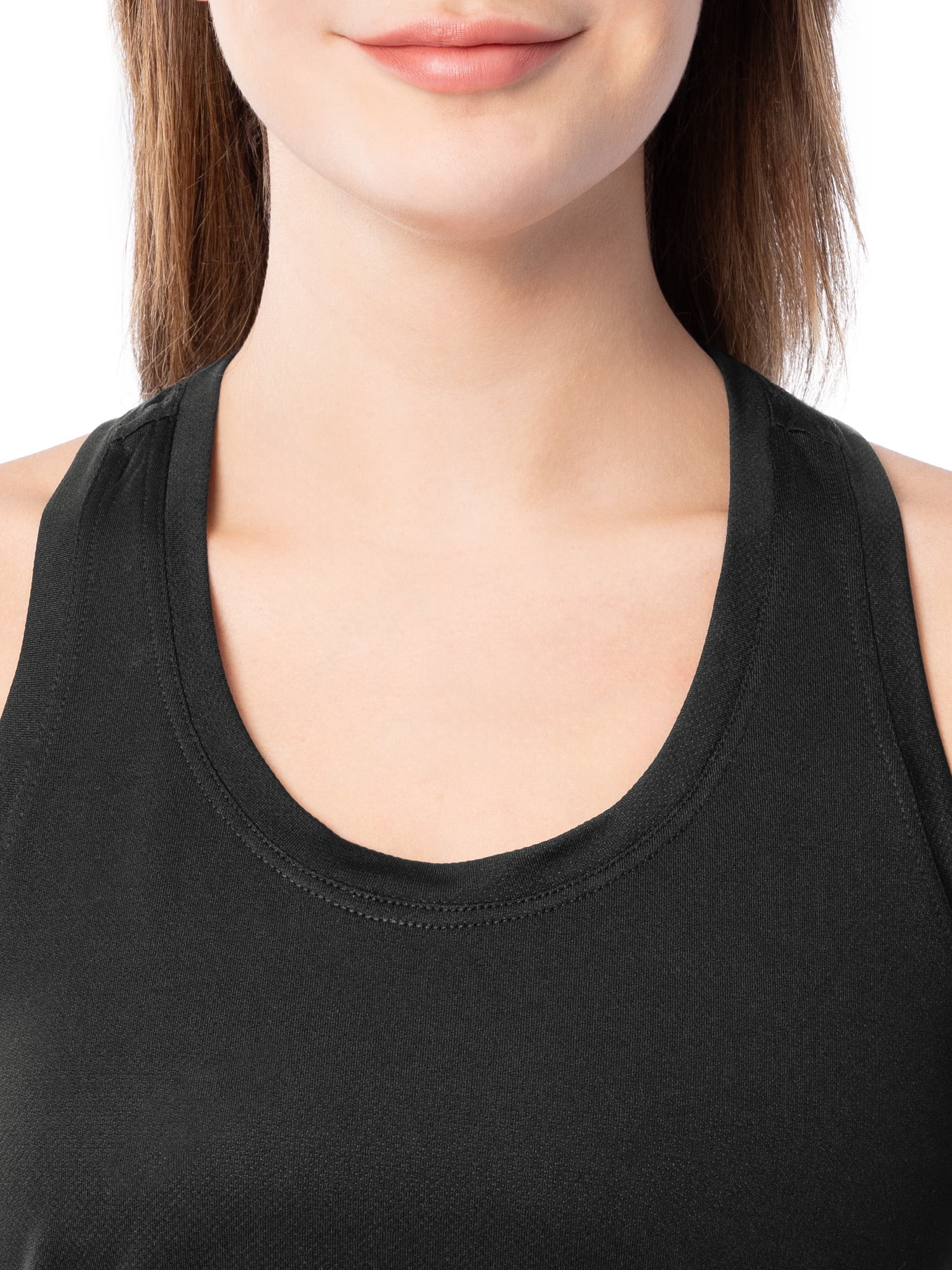 Athletic Works Women's Core Active Texture Knit Racerback Tank Top, Sizes XS-XXXL