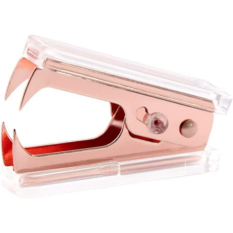 Rose Gold Transparent Stapler - Clear Sticky Notes™