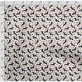 thumbnail image 4 of Soimoi Dog Printed, Cotton Fleece, Fabric by The Yard Sewing DIY Stretch Fabric 56 Inches Wide, WarmFabric for Hats, Coats, Gloves, Blankets, Black With White, 4 of 5