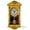 Yellow 16 Inch High, variant on Clockswise 20" Vintage-Inspired Plastic Grandfather Wall Clock with Realistic Wood-Grain Finish Swinging Pendulum Battery-Operated Decorative Accent for Home Office Living Room Kitchen Hallway