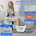 thumbnail image 3 of Foldable Foot Spa Massager with Remote Control, Heating Function & Bubble Jets, 6 Massage Rollers, 24 Heat Settings, Portable Foot Bath for Home Use, 3 of 10