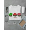 thumbnail image 3 of Nigirizushi Food Sushi T-Shirt Men -Image by Shutterstock, Male Large, 3 of 4