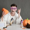 thumbnail image 2 of Mikilon Halloween Decorations Halloween Glasses Halloween Glasses Creatives Cats Pumpkin Spider Cats Party Props Atmospheres Halloween Glasses Purple, 2 of 6