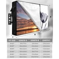 thumbnail image 7 of Outdoor TV Cover 30 to 32 Inch Weatherproof, Gray Tulip Floral Waterproof TV Screen Protector for Outside Decor with Zipper and Pocket 30"L x 19"H&nbsp; , Watercolor Flowers, 7 of 7