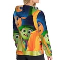 thumbnail image 4 of Lsque inside out 2 Pattern Casual Women's Hoodie,Hooded Sweatshirt with Kangaroo Pocket,Pullover Hoodie with Eye-catching Drawstrings-Small, 4 of 8