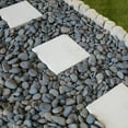 thumbnail image 3 of Rainforest Outdoor Decorative Natural Stone, Mexican Beach Pebbles, Grey, 3-5",2200lbs., 3 of 6