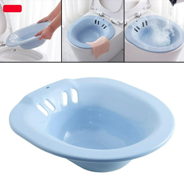Sitz Bath for Toilet Seat Bidet Basin Over The Toilet Personal Vaginial