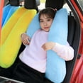 thumbnail image 5 of TOPRenddon Travel Pillow Travel Pillow Cushion for The Back Seat of Car Car Pillow for Kids A Sleeping Artifact Suitable for Long-Distance Travel of Adults and Children Travel Pillow for Kids Pink, 5 of 6