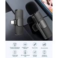 thumbnail image 2 of Micrófonos lavalier inalámbricos para smartphone USB-C, plug-and-play, para vlog, YouTube, TikTok con reducción de ruido, 2 of 5