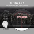 thumbnail image 2 of Ultra Soft Rug for Living Room, 4X6 Fluffy Shag Area Rug for Bedroom, Modern Shaggy Carpets Fuzzy Rug for Teens Dorm Nursery Home Decor Aesthetic, Upgrade Anti-Skid Durable, Black, 2 of 18