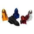 thumbnail image 3 of Walbest 4 Pack Tire Valve Caps, Universal Auto Car Bike Aluminum Alloy Rocket Shape Tire Tyre Valve Wheel Stem Cap, Golden, 3 of 4