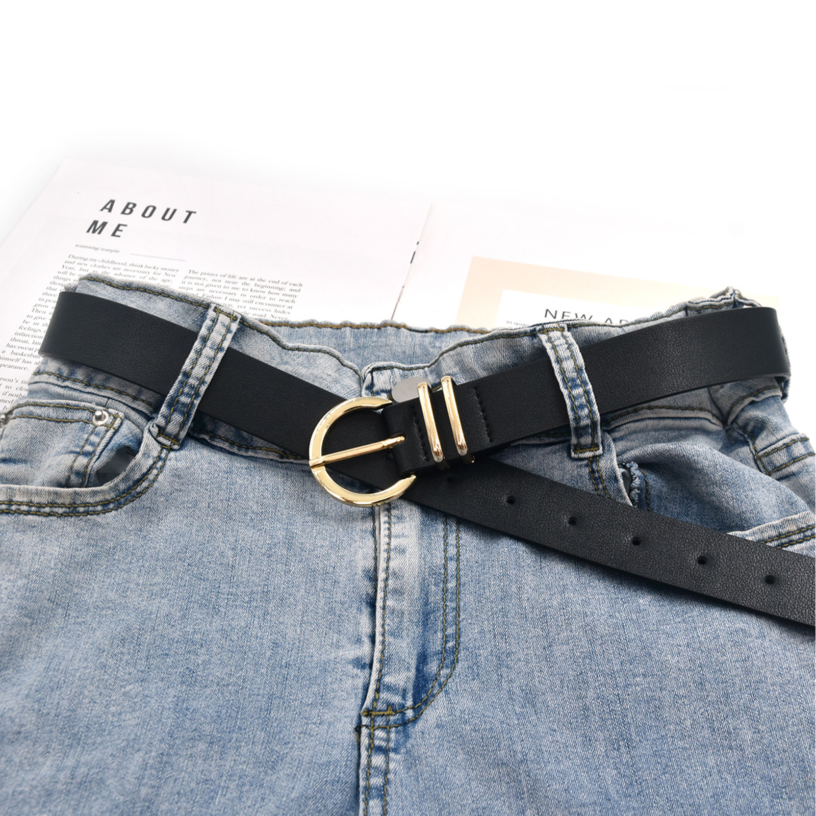 SENDEFN Women's Leather Belts, 2-Pack photo 5
