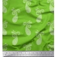 thumbnail image 1 of Soimoi Green Cotton Jersey Fabric Floral & Paisley Print Sewing Fabric Yard 58 Inch Wide, 1 of 1