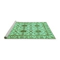 thumbnail image 2 of Ahgly Company Machine Washable Indoor Rectangle Abstract Turquoise Blue Modern Area Rugs, 8' x 10', 2 of 4