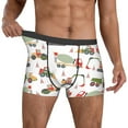 thumbnail image 2 of Kdxio Men's Boxer Briefs with Excavator Print - Comfortable and Breathable Underwear for Everyday Wear, 2 of 7