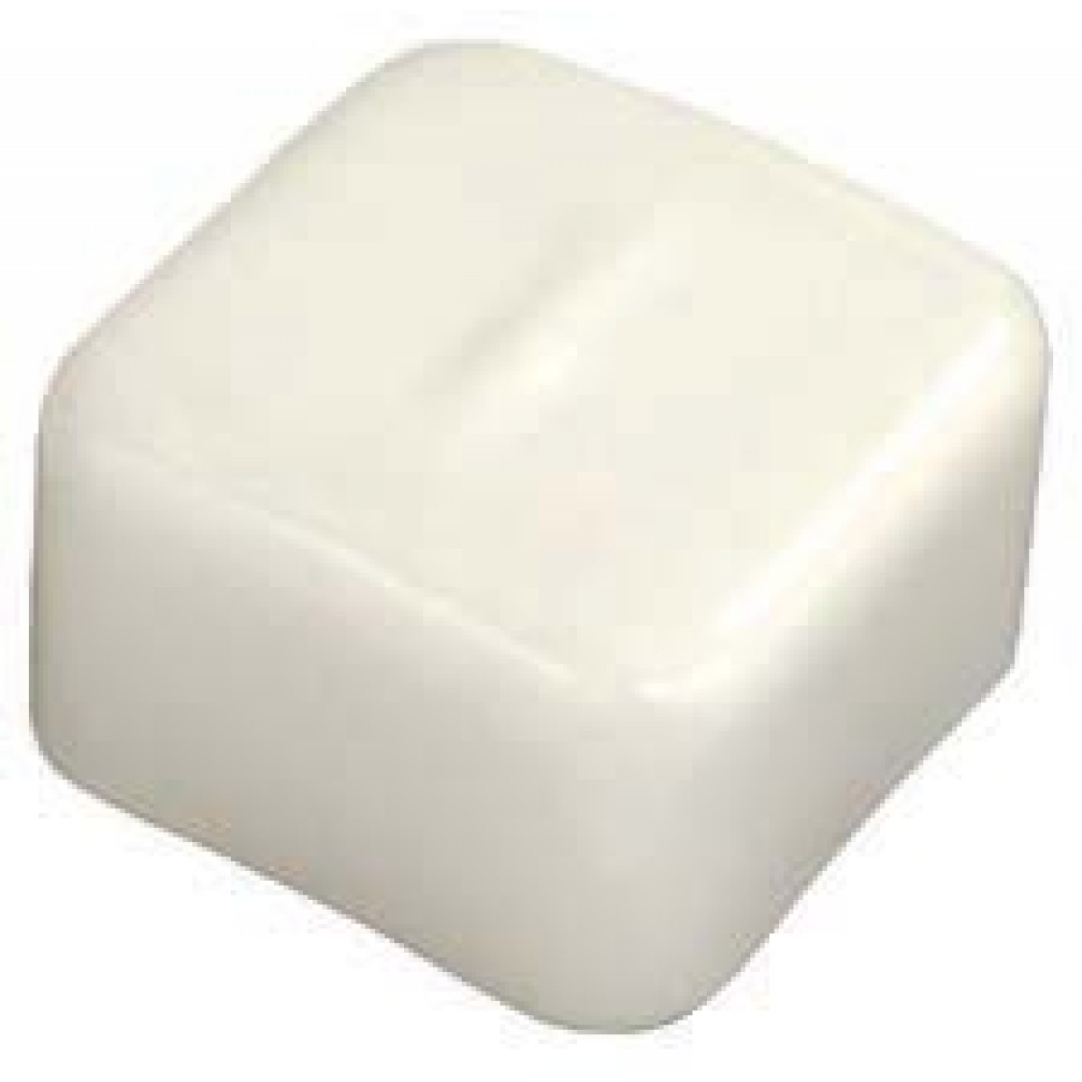 5 Pcs, Large White Plastic Strut End Caps 15/8 In. to Protect Sharp