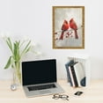 thumbnail image 5 of WFSposter Red Cardinal Canvas Wall Art Cardinal Bird Standing on a Branch Picture Prints Winter Animal Painting Christmas Wall Decor Artwork Framed Grey,12x18", 5 of 5