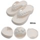 thumbnail image 5 of Sandalias Baño Tanga Flip Slips Slippers Almohada Mujeres Plataforma Gruesa, 5 of 8