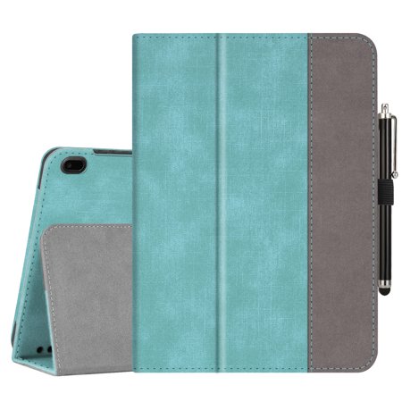 Tablet Case for Onn 10" 10.1 Inch Android Tablet - Fintie Protective Folio Cover With Stylus Holder, Turquoise
