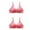 Pinks, variant on Comfort Bras for Women Wirefree Lightly Lined Bra Feature V-Neck Push-up Bra Style W-1338 Hook and Eye Closure Front Closure Bras for Seniors Blue 36