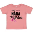 thumbnail image 3 of Inktastic Breast Cancer Awareness My Nana is a Fighter Boys or Girls Baby T-Shirt, 3 of 5