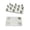 White, variant on Slow Feed Bowl Insert 13 Pillar Design Non Jamming Base Compatible with Petlibro Rfid Feeder for Cats Dogs