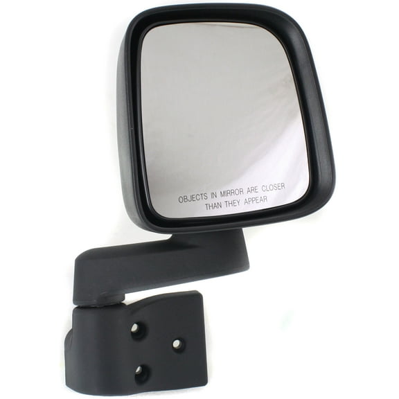 Mirror Compatible With 2003-2006 Jeep Wrangler (TJ) Right Passenger Side Textured Black Kool-Vue