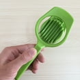 thumbnail image 4 of Cortador de huevos y champiñones multifuncional, utensilio de cocina, suministros de cocina (verde), 4 of 4