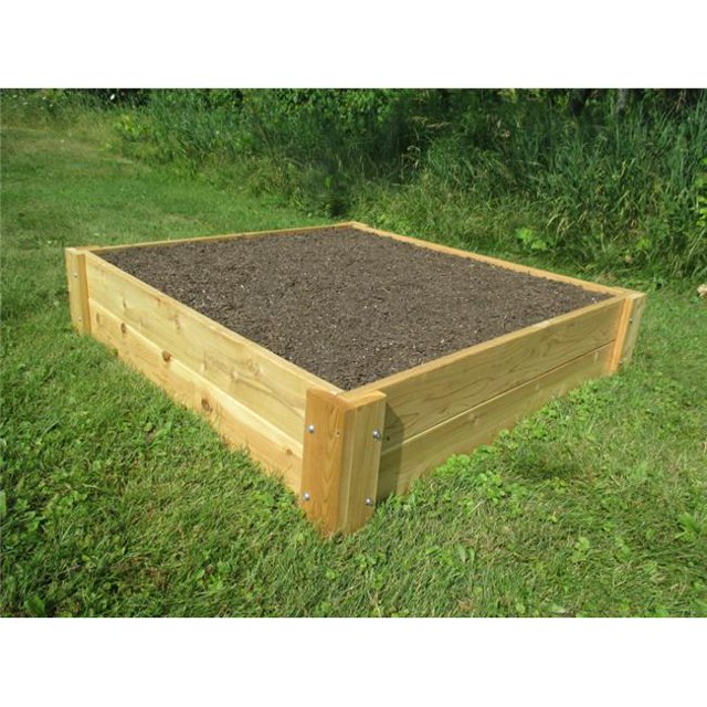 Lit de Jardin Surélevé en Cèdre 4 x 4